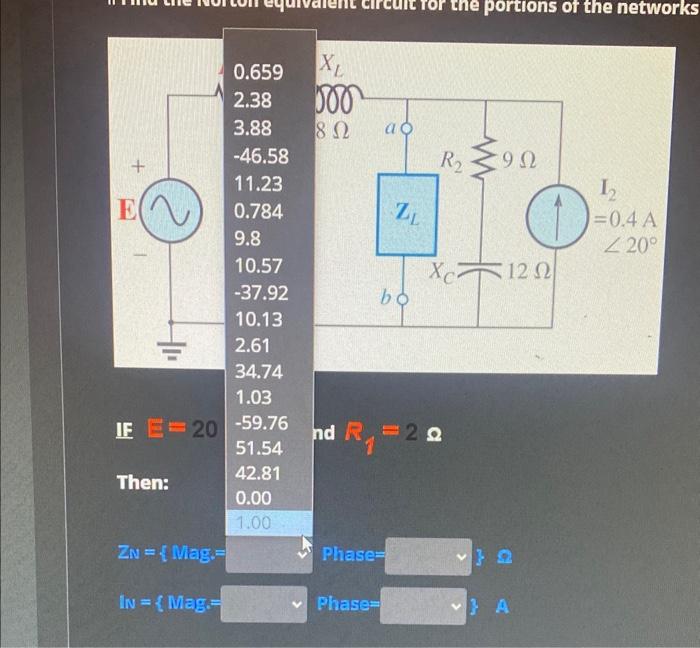 Solved Ii Find The Norton Equivalent Circuit For The Chegg