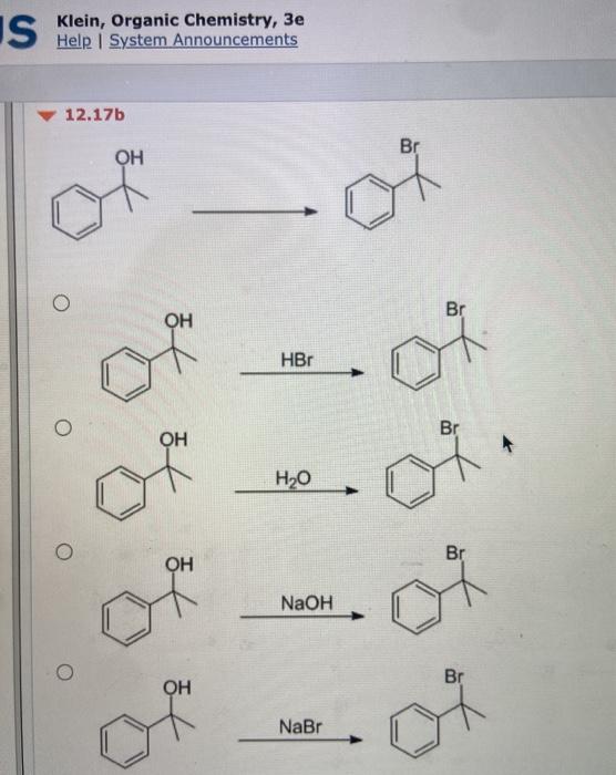 Solved Identify The Reagents You Would Use To Accomplish The Chegg