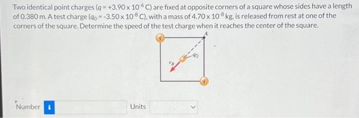 Solved Two Identical Point Charges Q C Are Fixed Chegg