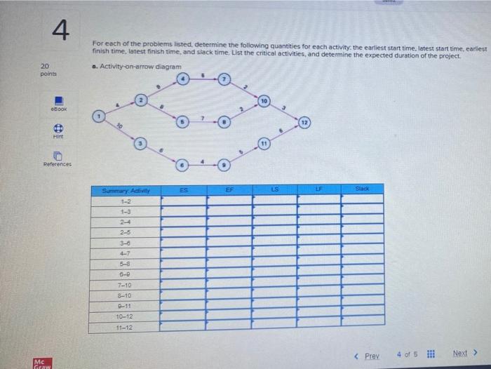 Solved For Each Of The Problems Listed Determine The Chegg