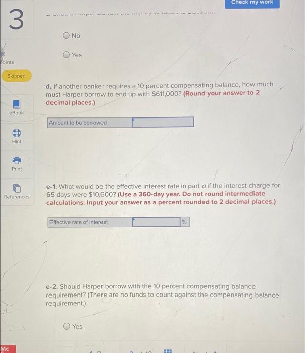 3 Boints Skipped EBook Hint Print References Problem Chegg