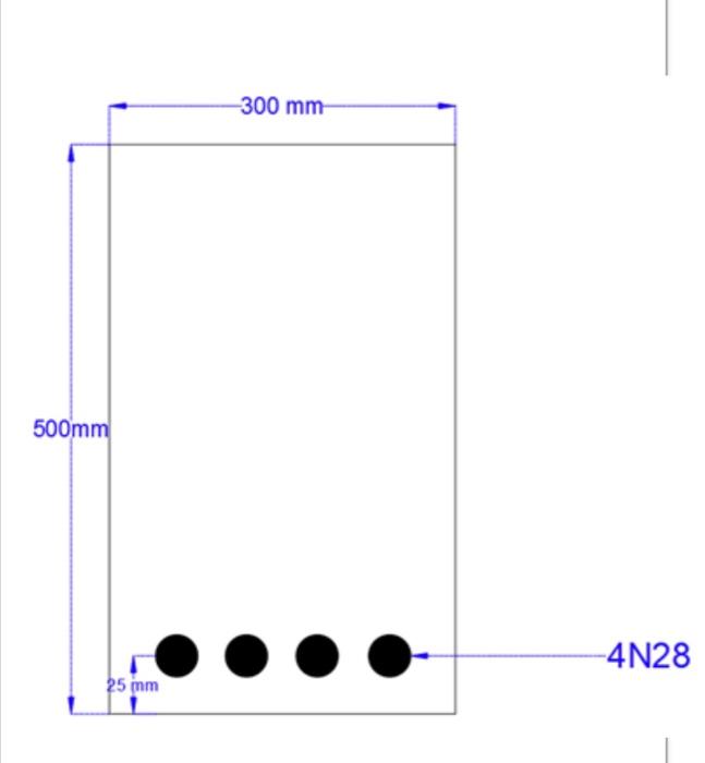 Solved The Cross Section Of A Singly Reinforced Beam Chegg