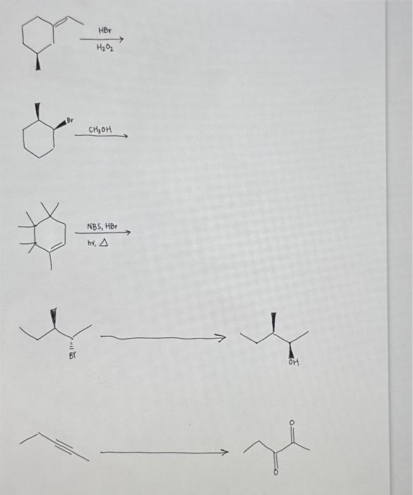 Solved Provide The Missing Reactants Products Or Reagents Chegg