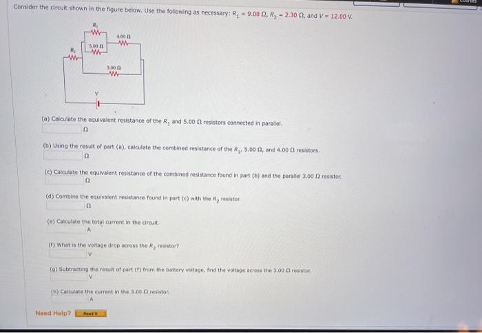 Solved Consider The Circult Shown In The Figure Below Use Chegg