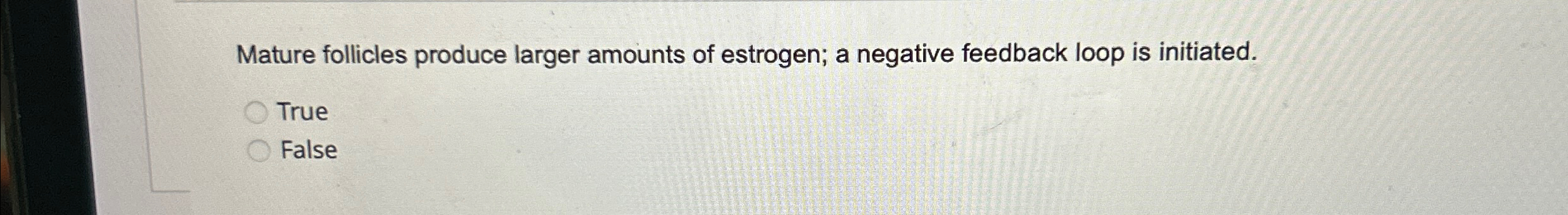 Solved Mature Follicles Produce Larger Amounts Of Estrogen Chegg