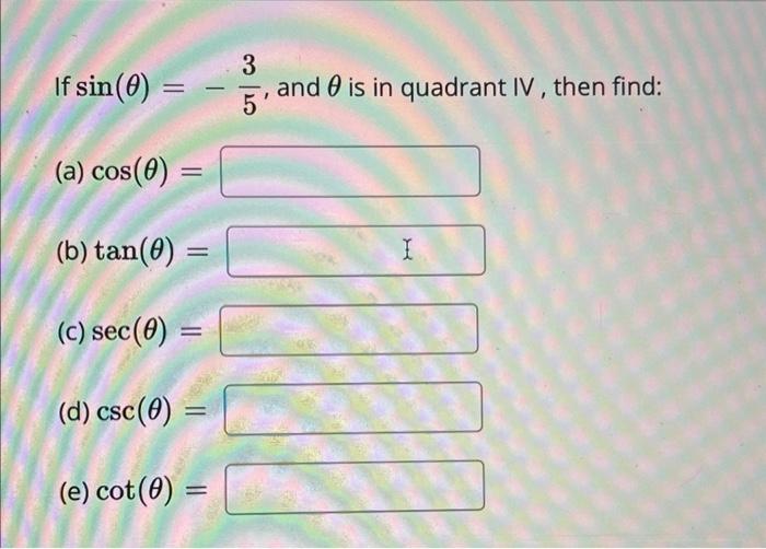 Solved If Sin Theta Frac 3 5 And Thet