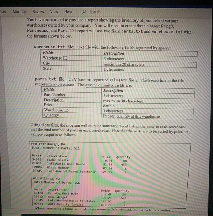 Solved Nces Mailings Review View Help Search You Have Been Chegg