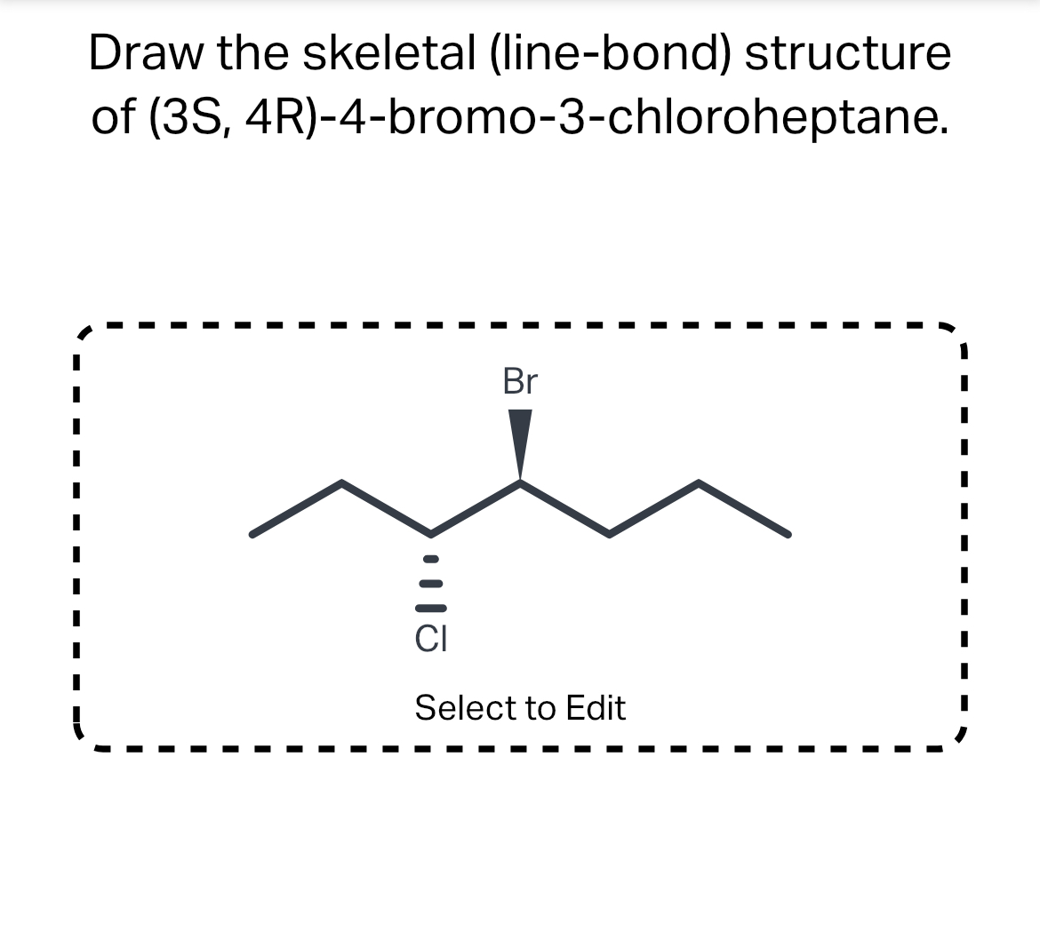 Solved Draw The Skeletal Line Bond Structure Of Chegg