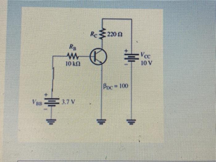 Solved Determine The Q Point Of The Transistor Circuit Shown Chegg