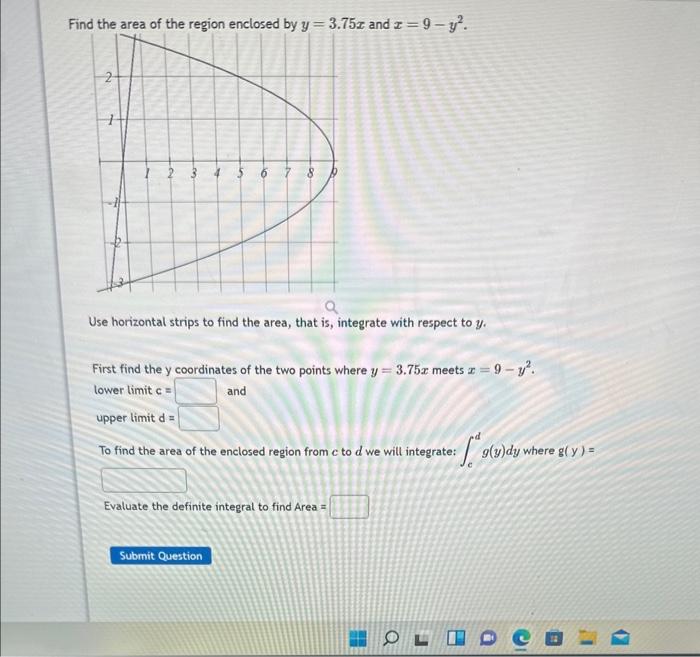 Solved Find The Area Of The Region Enclosed By Y X And Chegg