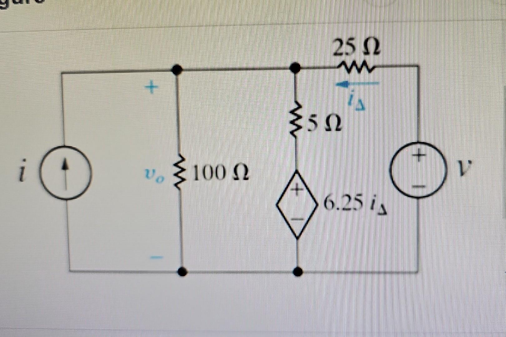 Use The Node Voltage Method To Find Vo In The Circuit Chegg