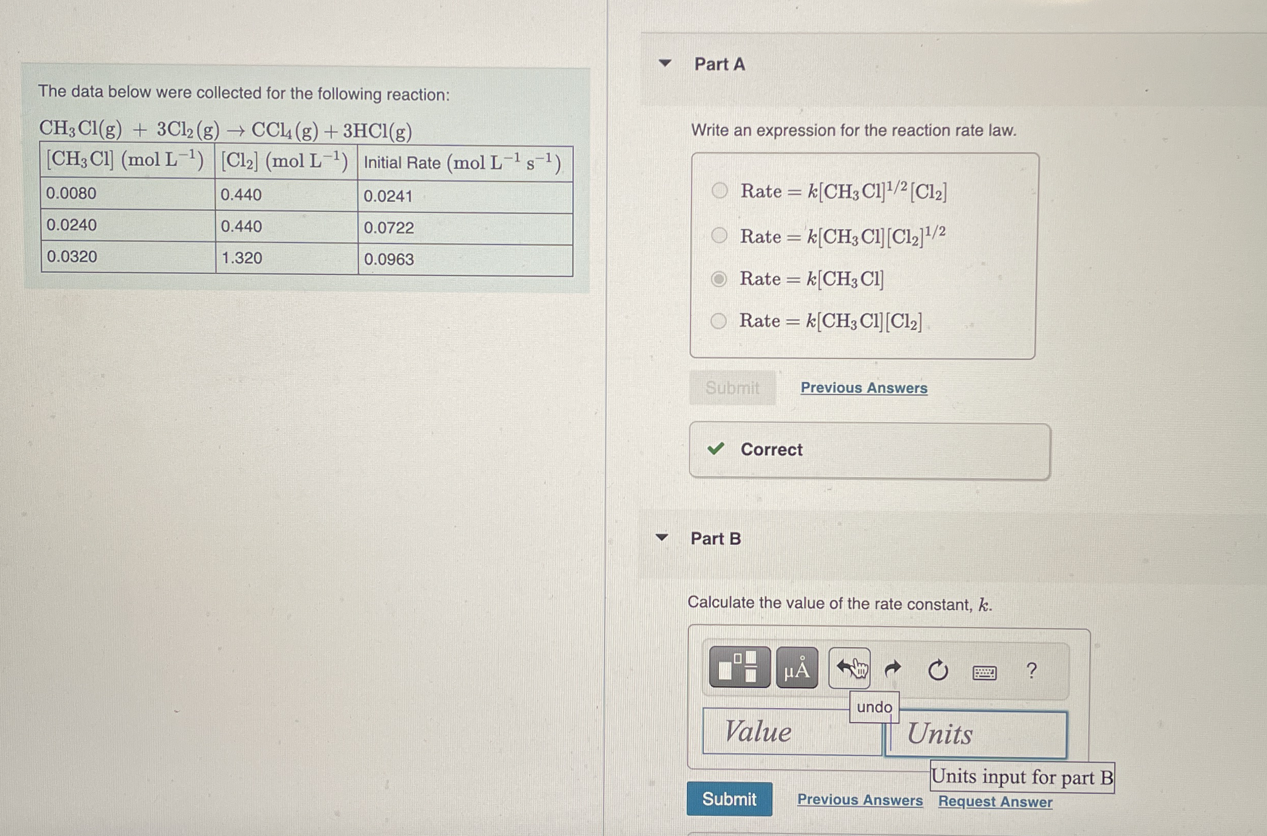 Solved The Data Below Were Collected For The Following Chegg