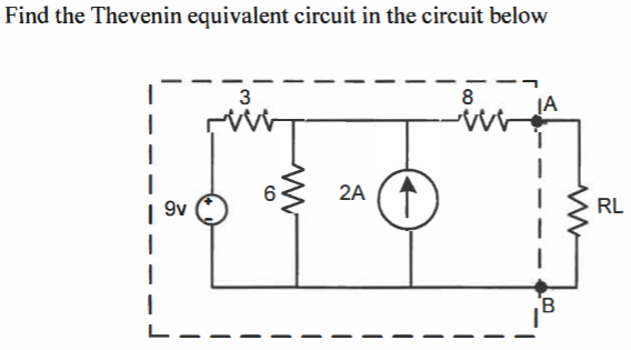 Find The Thevenin Equivalent Circuit In The Circuit Chegg