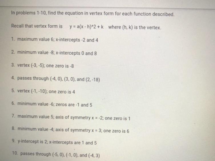 Vertex Questions And Answers