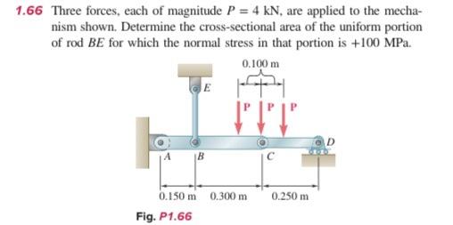 Solved Three Forces Each Of Magnitude P Kn Are Chegg