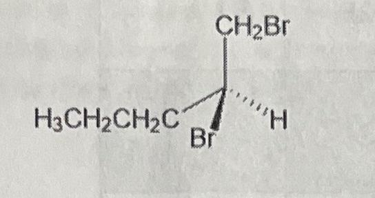 Solved Name The Following Molecule Draw The Enantiomer Of Chegg