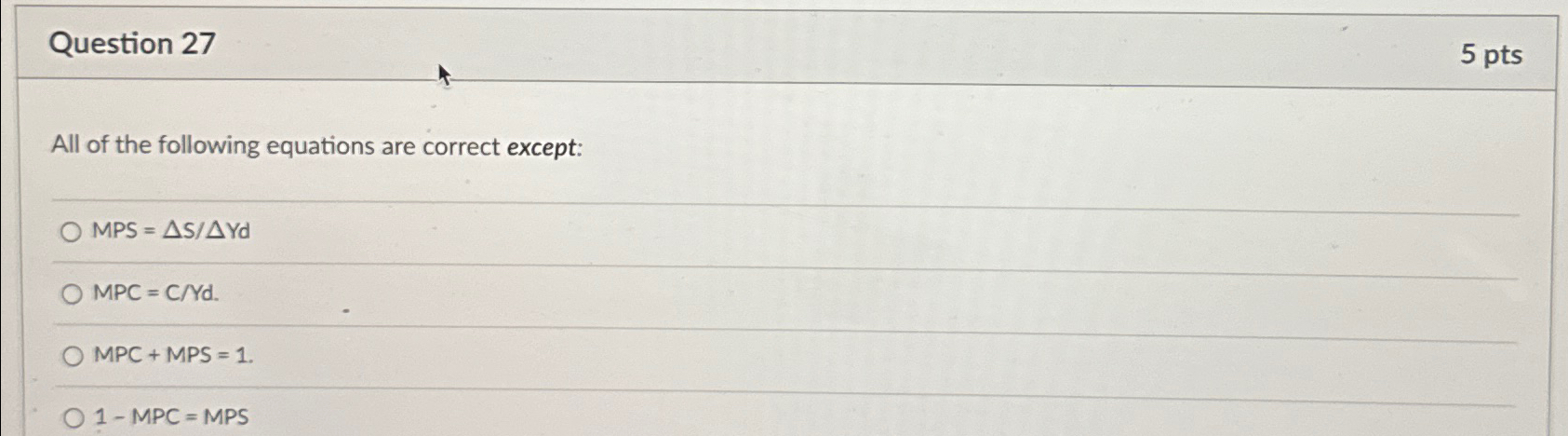 Solved Question Ptsall Of The Following Equations Are Chegg