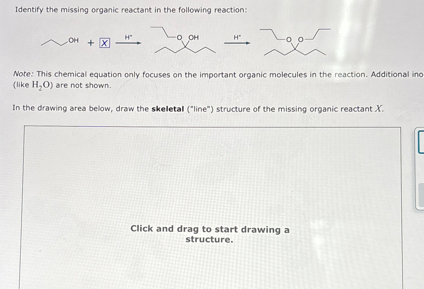 Solved Identify The Missing Organic Reactant In The Chegg Chegg