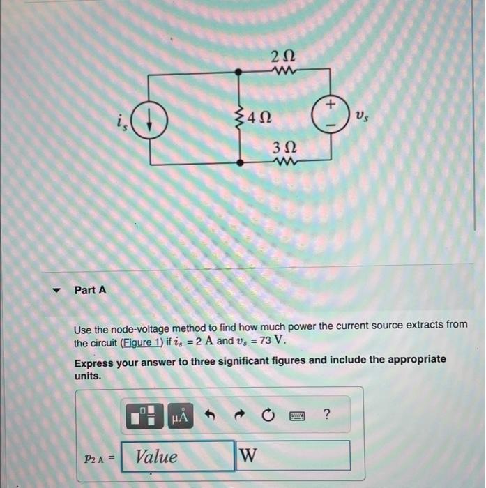 Solved Use The Node Voltage Method To Find How Much Power Chegg