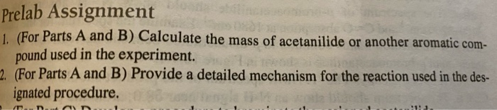 Solved 4 Microscale Bromination Of Acetanilide 160 Mmol Chegg