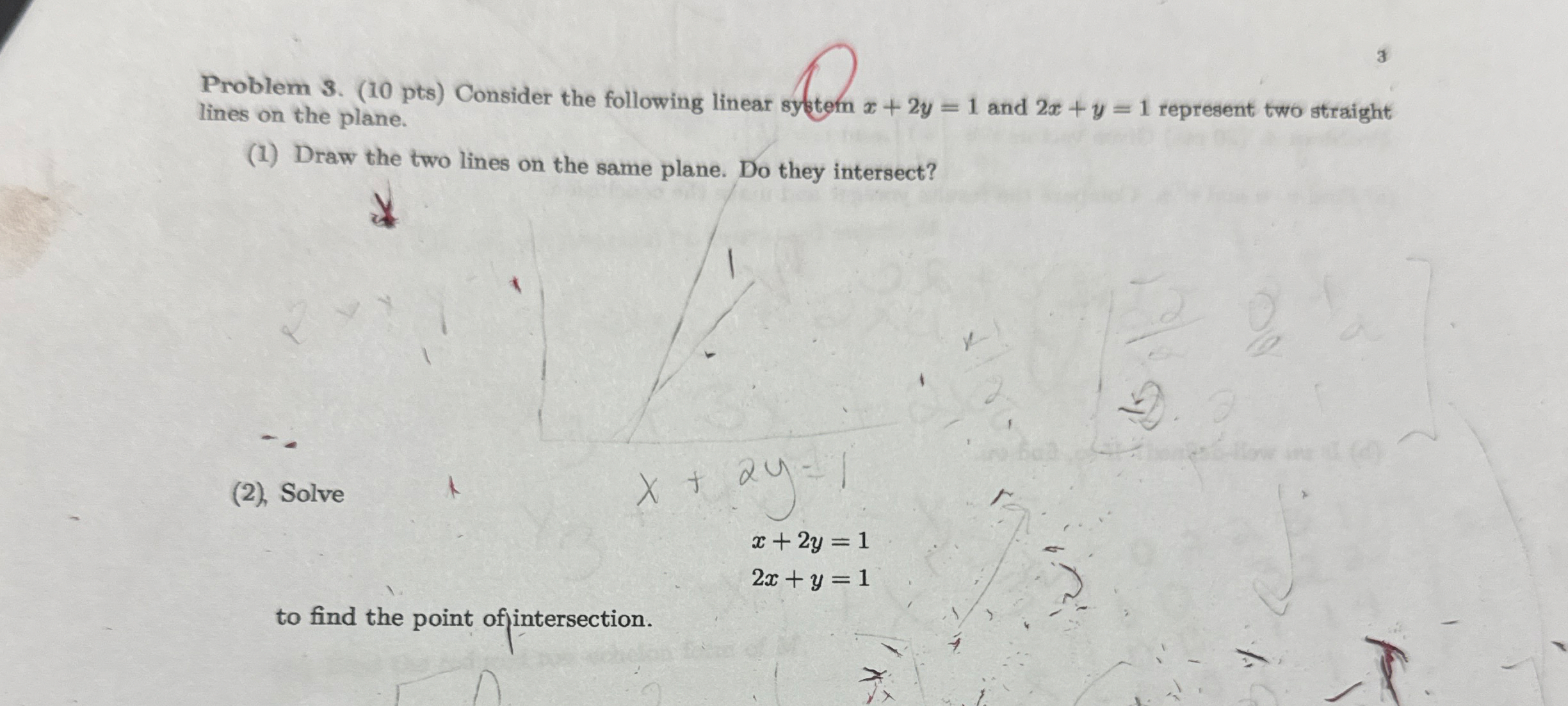 Solved 3Problem 3 10 Pts Consider The Following Chegg