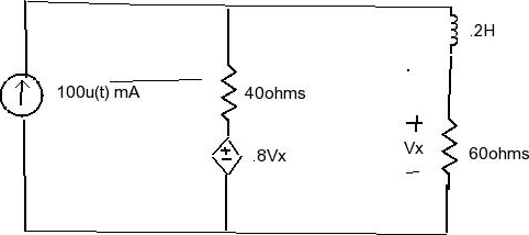 Solved Find Vx T For All T In The Circuit Chegg