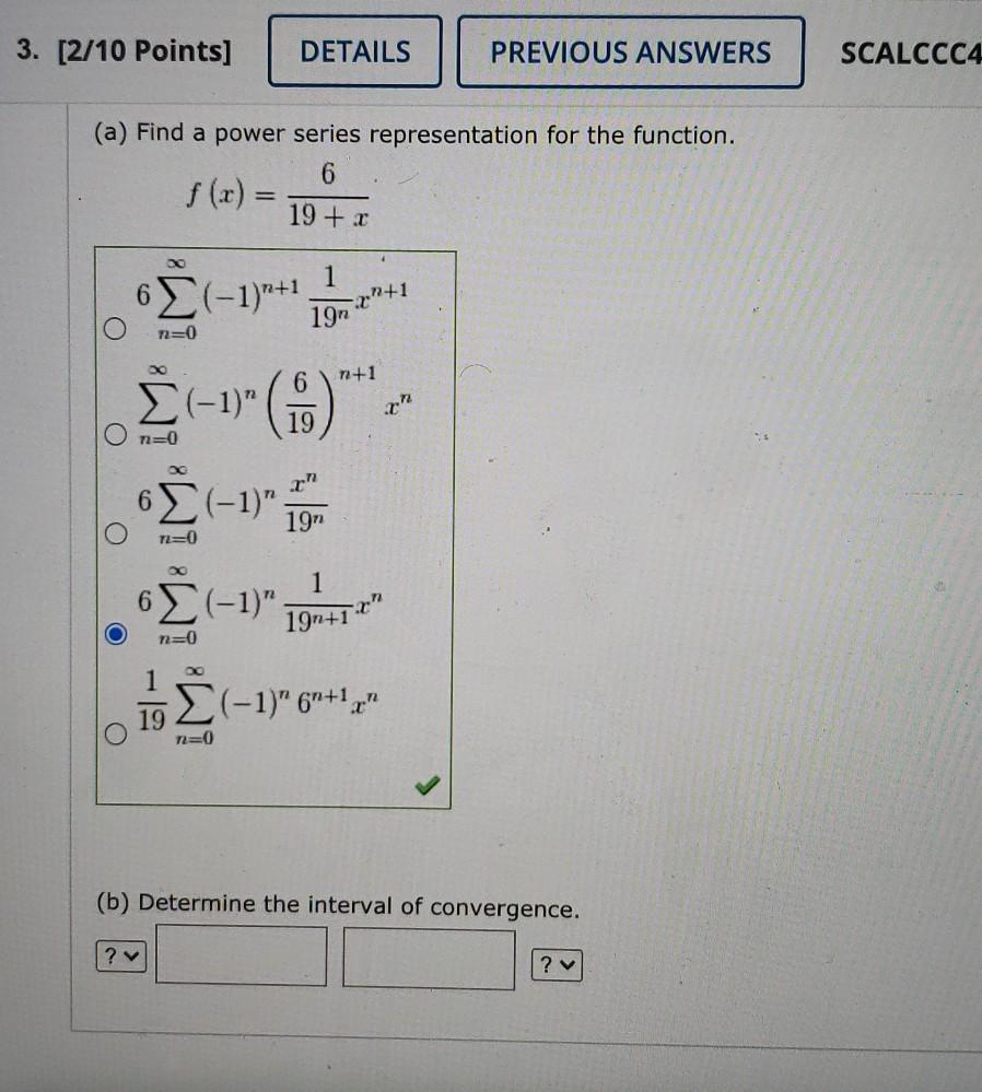 Solved Points Details Previous Answers Scalc A Chegg