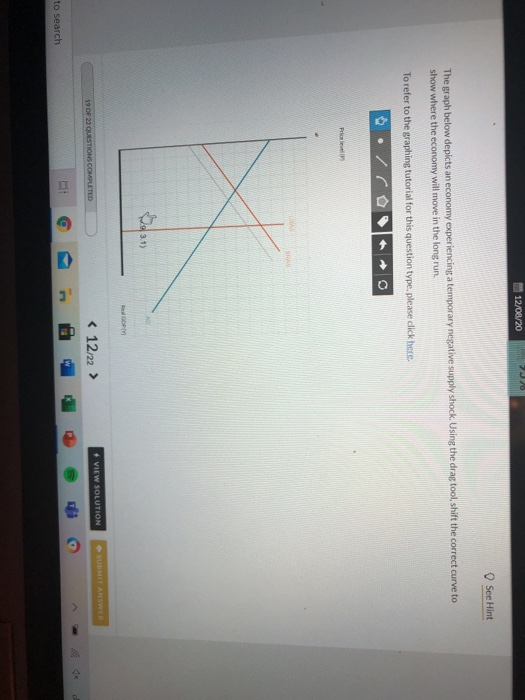 Solved 7 0 12 08 20 See Hint The Graph Below Depicts An Chegg