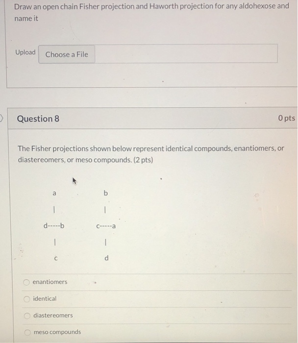 Solved Draw An Open Chain Fisher Projection And Haworth Chegg