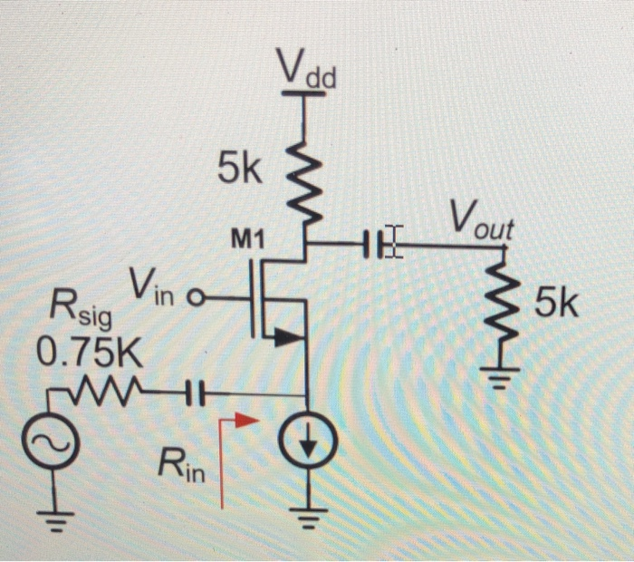 Solved Question 3 25 Points Consider The Common Gate Chegg