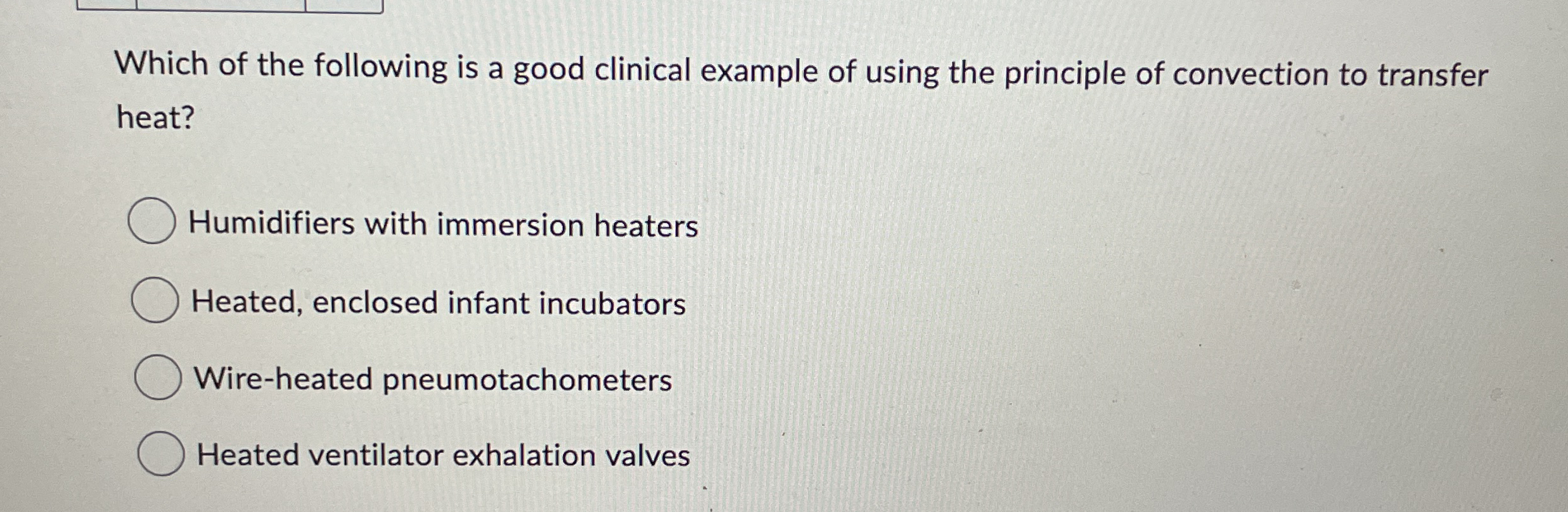 Which Of The Following Is A Good Clinical Example Of Chegg