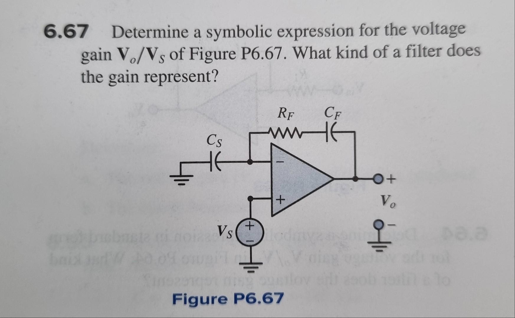 Solved Determine A Symbolic Expression For The Voltage Chegg