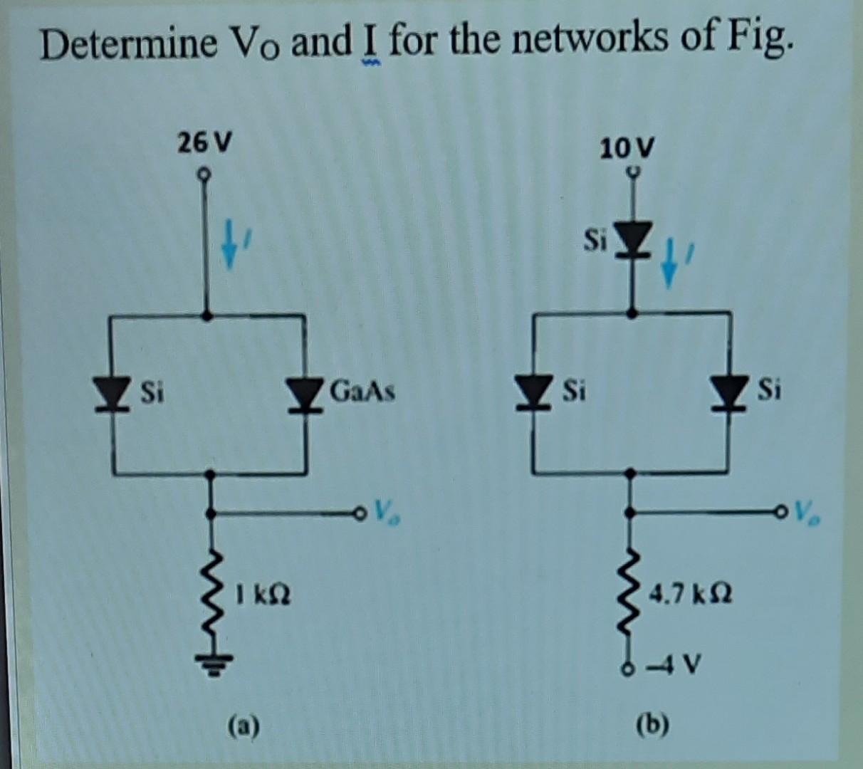 Solved Determine Vo And I For The Networks Of Fig 26 V 10 V Chegg