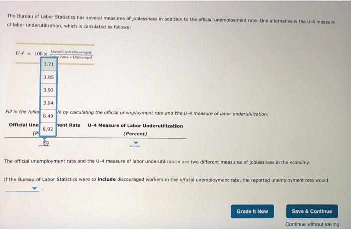 Solved Discouraged Workers Which Of The Following Chegg