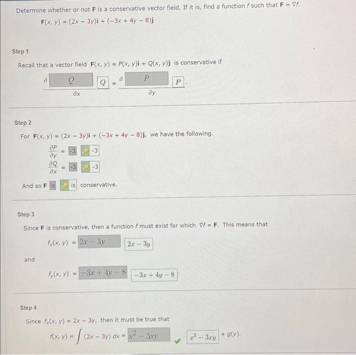 Solved Determine Whether Or Not F Is A Conservative Vector Chegg