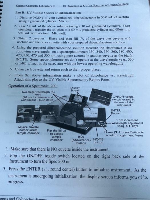 Orgatic Chemistry Laboratory II 18 Syothesis WY Chegg