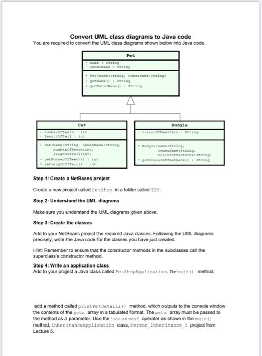 How To Generate Java Code From Uml Class Diagram Solved Ge