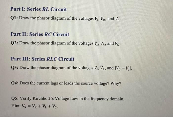 Simulate The Series Rl Circuit Shown In Figure Chegg