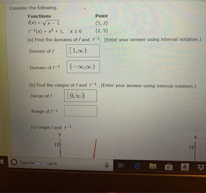 Solved Consider The Following Functions Point F X X Chegg