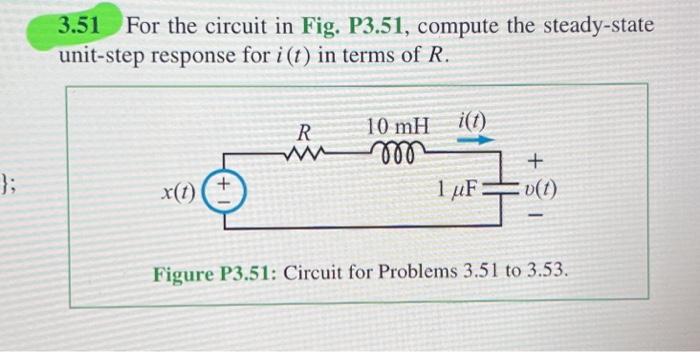 Solved For The Circuit In Fig P Compute The Chegg