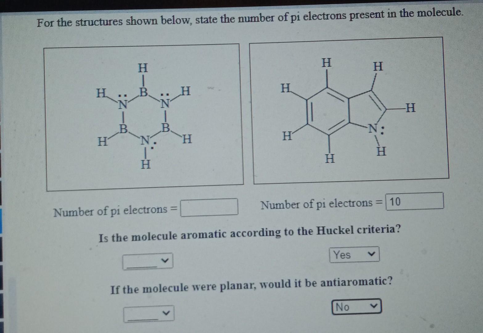 Solved For The Structures Shown Below State The Number Of Chegg