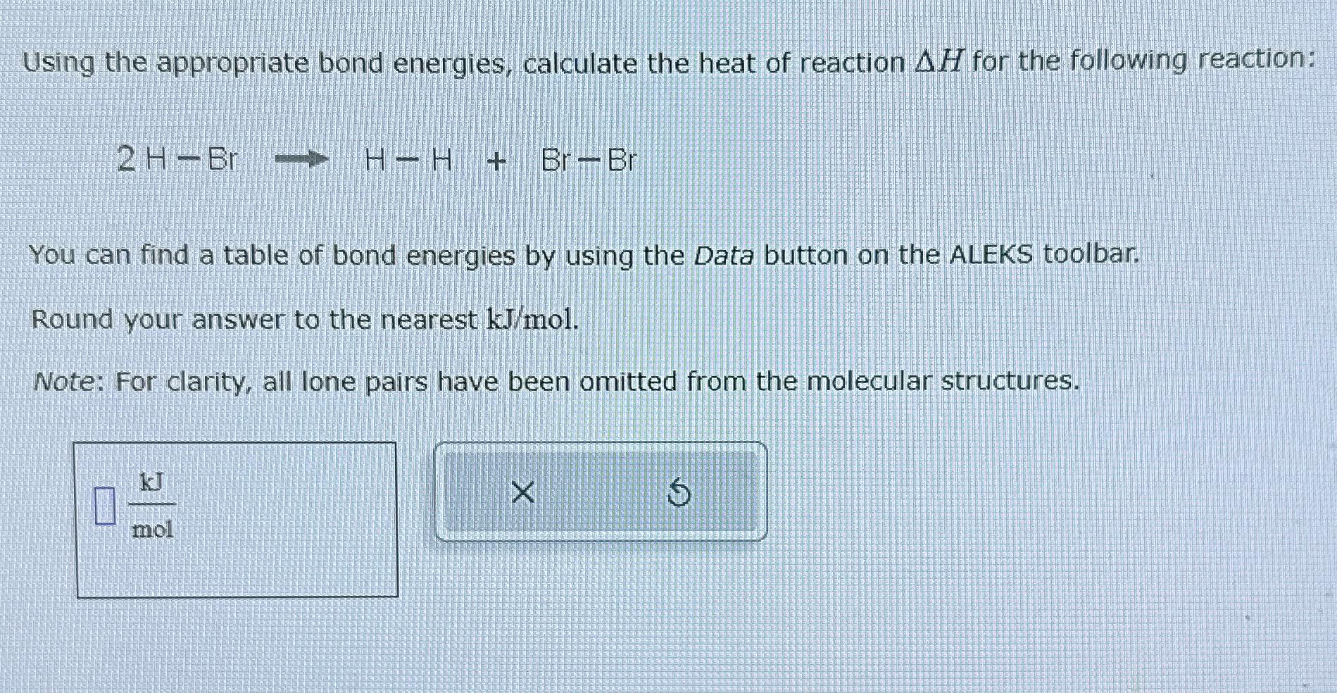 Solved Using The Appropriate Bond Energies Calculate The Chegg