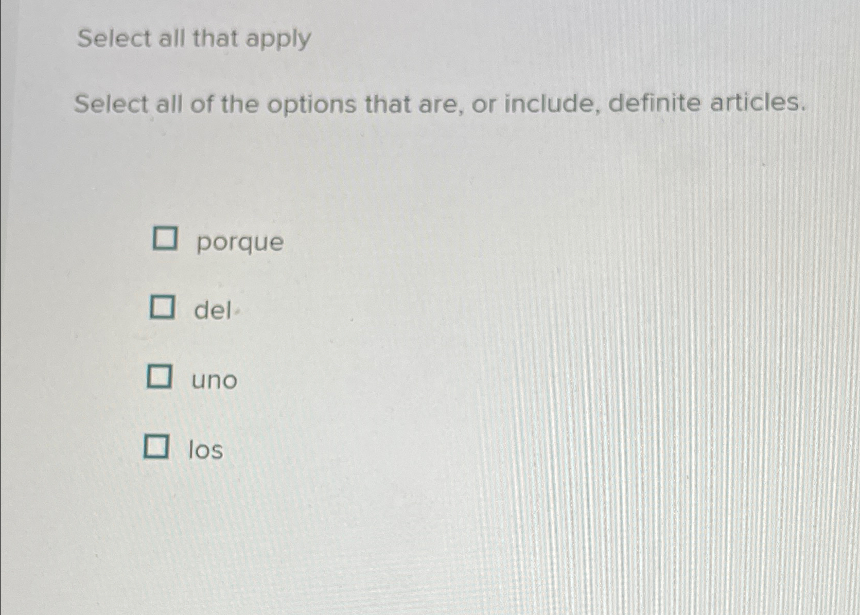 Solved Select All That Applyselect All Of The Options That Chegg