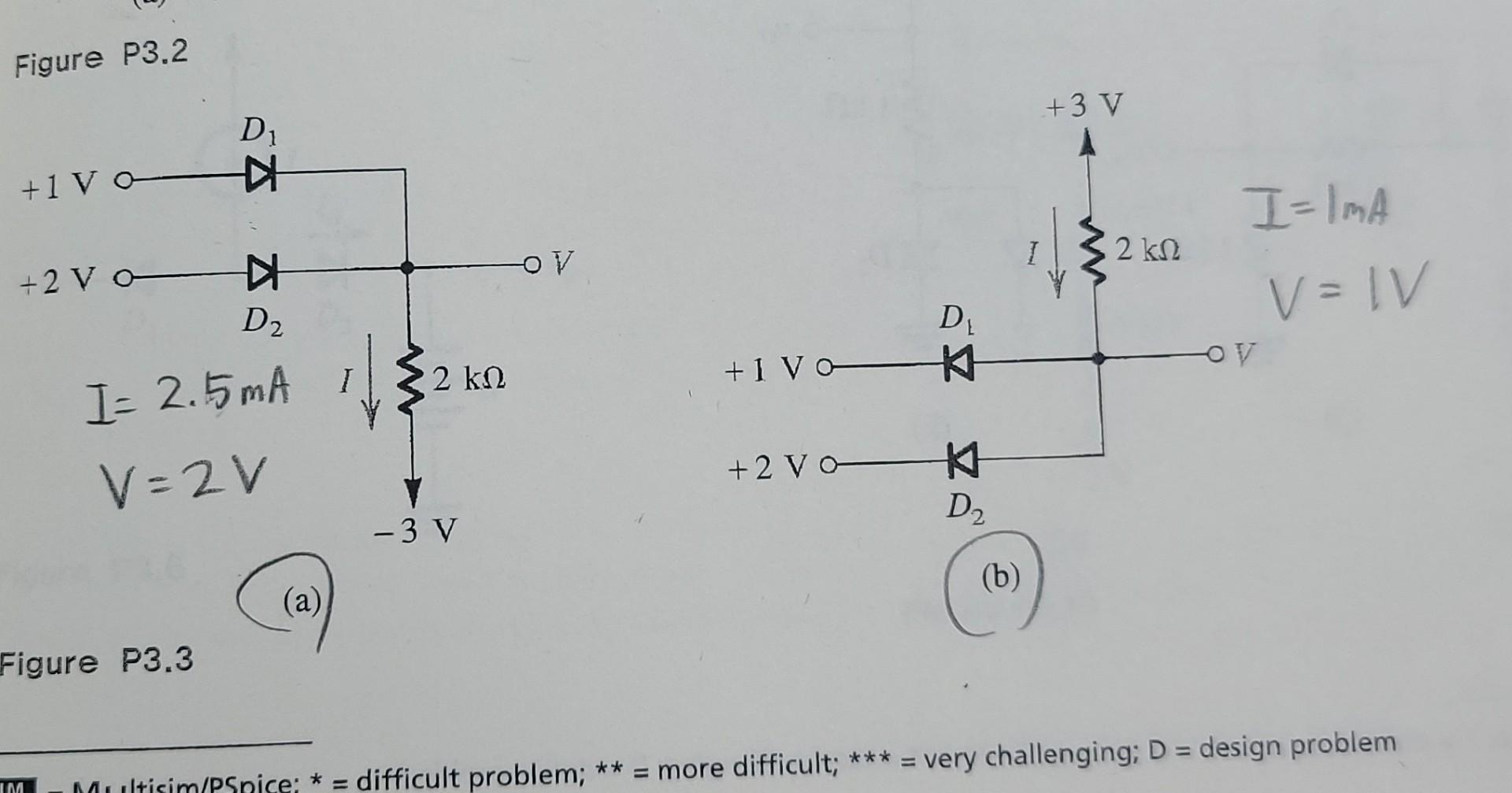 Solved For The Circuits Shown In Fig P Using Ideal Chegg