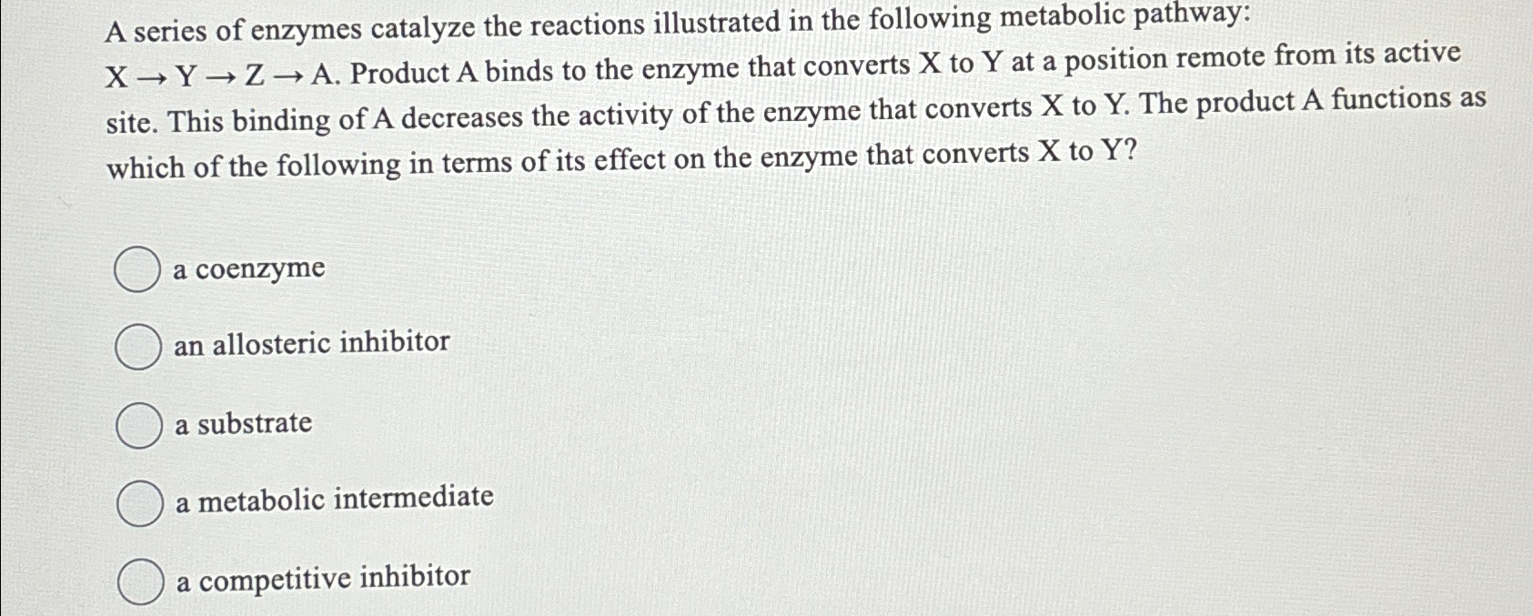 Solved A Series Of Enzymes Catalyze The Reactions Chegg