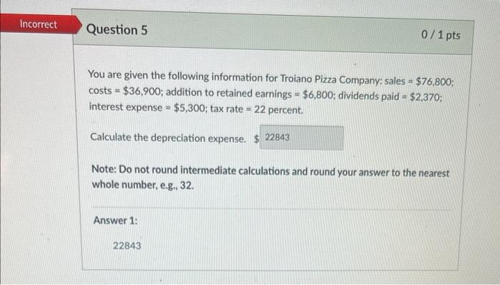 Solved You Are Given The Following Information For Troiano Chegg