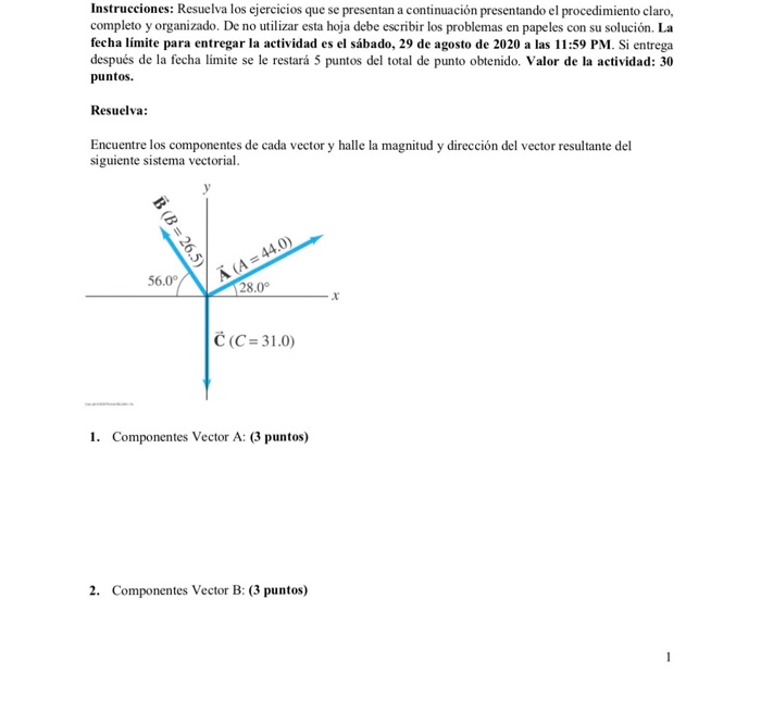 Solved Instrucciones Resuelva Los Ejercicios Que Se Chegg