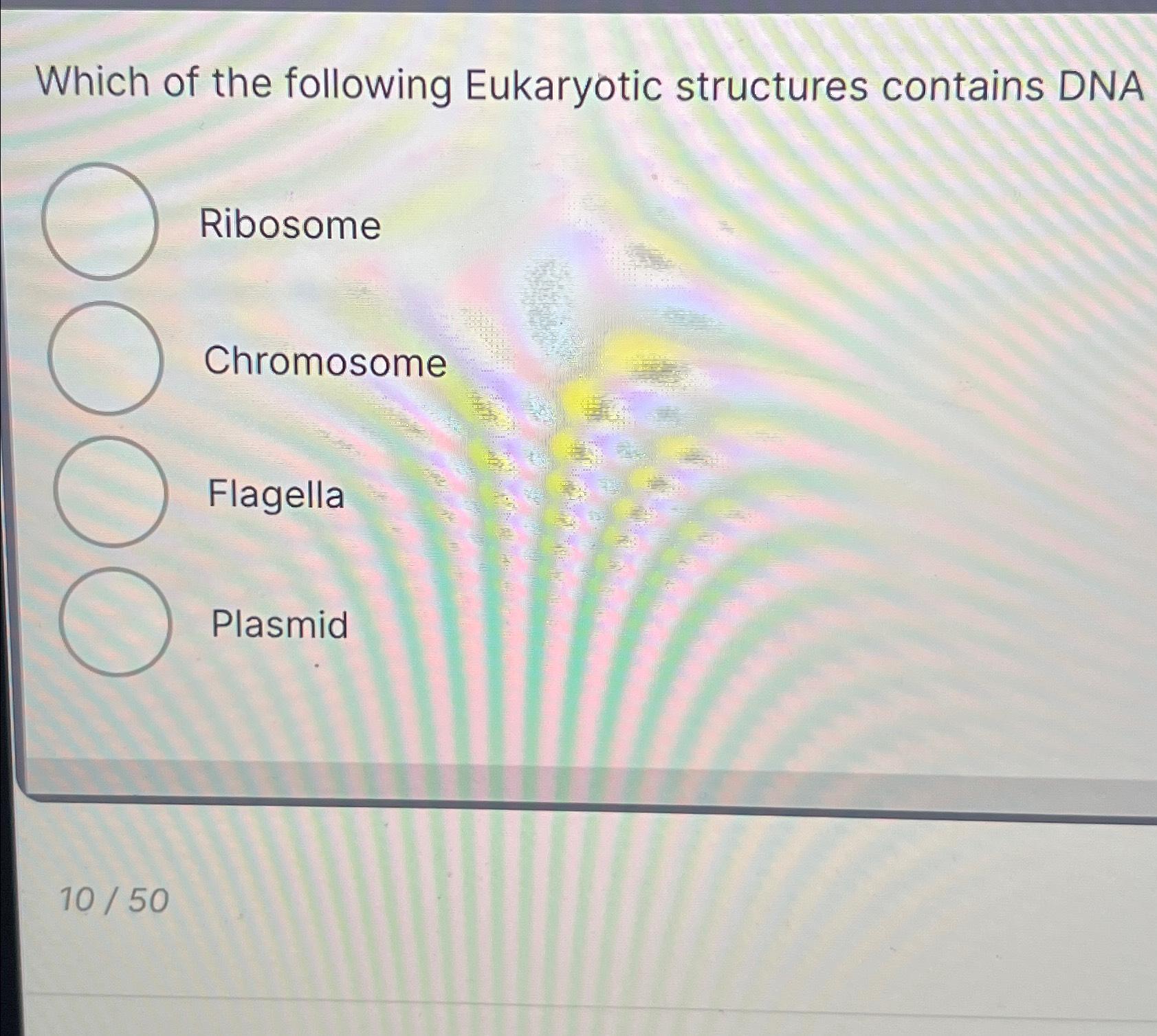 Solved Which Of The Following Eukaryotic Structures Contains Chegg