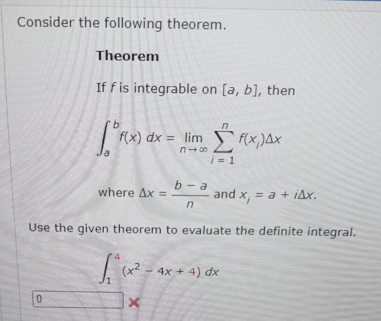 Solved Consider The Following Theorem Theorem If F Is Chegg