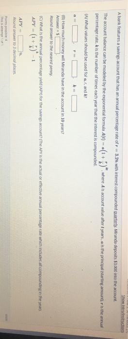 Solved Show Introinstructions A Bank Features A Savings Chegg
